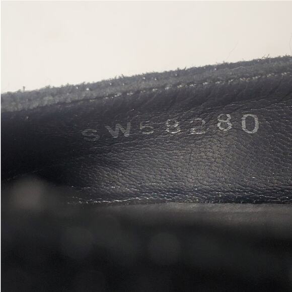 Stuart Weitzman Divorcee D’Orsay Peep Toe Pump Heels Black Spain Size US 7 - Picture 10 of 10